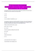 FTCE General Knowledge Mathematics practice test 1 questions and answers for A&plus; score&excl;&excl;&excl;