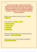 ELECTROLYSIS IBEC&plus;LASER STATE BOARD  PRACTICE TEST EXAM LATEST 2025&sol; 2026 ACTUAL  EXAM WITH COMPLETE QUESTIONS AND CORRECT  DETAILED ANSWERS &lpar;100&percnt; VERIFIED ANSWERS&rpar;  &vert;ALREADY GRADED A&plus;&vert; &vert;&vert;PROFESSOR VERIFIED&vert;&vert;  &vert;&vert;LATEST EXAM&excl;&excl;&excl;&vert;&vert; 