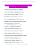 FTCE Math 5-9 Questions With Correct Answers Already Passed&excl;&excl;