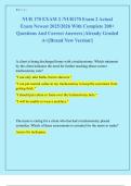NUR 170 EXAM 2 &sol;NUR170 Exam 2 Actual  Exam Newest 2025&sol;2026 With Complete 200&plus;  Questions And Correct Answers &vert;Already Graded  A&plus;&vert;&vert;Brand New Version&excl;&vert; 