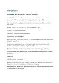 GCSE Religious Education notes CHRISTIANITY paper 2 - WJEC &lpar;eduqas&rpar;