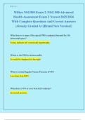 Wilkes NSG500 Exam 2 &sol;NSG 500 Advanced  Health Assessment Exam 2 Newest 2025&sol;2026  With Complete Questions And Correct Answers  &vert;Already Graded A&plus;&vert;&vert;Brand New Version&excl;&vert; 