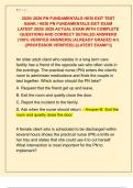 2025&sol; 2026 PN FUNDAMENTALS HESI EXIT TEST  BANK &sol; HESI PN FUNDAMENTALS EXIT EXAM  LATEST 2025&sol; 2026 ACTUAL EXAM WITH COMPLETE  QUESTIONS AND CORRECT DETAILED ANSWERS  &lpar;100&percnt; VERIFIED ANSWERS&rpar; &vert;ALREADY GRADED A&plus;&vert;  &vert;&vert;PROFESSOR VERIFIED&vert;&vert; &vert;&vert;LATEST EXAM&excl;&excl;&excl;&vert;&vert;