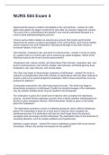 NURS 504 Exam 4 Questions with Solutions