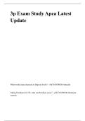 3p Exam Study Apea Latest Update