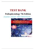 Test Bank For Pathophysiology 7th Edition test bank by Jacquelyn L&period; Banasik - All Chapters &lpar;1-54&rpar;