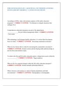 FIRE OFFICER III EXAM 1 &vert; QUESTIONS AND VERIFIED ANSWERS &vert;  EXAM ALREADY GRADED A&plus; &vert; LATEST EXAM UPDATE 