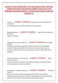 GLYNCO STUDY GUIDE BOP ACTUAL EXAM LATEST UPDATE  &vert;COMPLETE QUESTIONS WITH CORRECT DETAILED AND  VERIFIED ANSWERS &vert;MOSTLY TESTED QUESTIONS&vert; ALREADY GRADED A&plus;