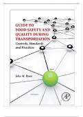 Transport & Cold-Chain Food Safety &mdash; Chapter-by-Chapter Question Bank