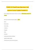 NURS 215 Final Exam Questions And Answers Latest Update Graded A&plus;