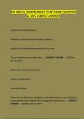 MN Dental Jurisprudence Study Guide questions & 100&percnt; correct answers