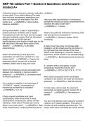 NRP 7th edition Part 1 Section 2 Questions and Answers Graded A&plus;