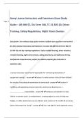 Army License Instructors and Examiners Exam Study  Guide &ndash; AR 600-55&comma; DA Form 348&comma; TC 21-305-20&comma; Driver  Training&comma; Safety Regulations&comma; Night Vision Devices