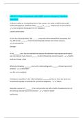 LSB Ch 11 Exam Questions with 100&percnt; Correct Answers &vert; Verified Solutions