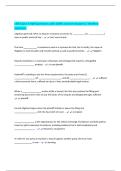 LSB Exam 3 HW Questions with 100&percnt; Correct Answers &vert; Verified Solutions