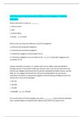 LSB Final Exam Questions with 100&percnt; Correct Answers &vert; Verified Solutions