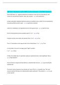 LSB Test 1 Questions with 100&percnt; Correct Answers &vert; Verified Solutions