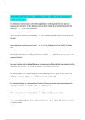 Maryville NUR 615 Exam 3 Questions with 100&percnt; Correct Answers &vert; Verified Solutions