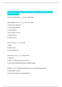 Maryville NURS 615 Exam 2 Questions with 100&percnt; Correct Answers &vert; Verified Solutions
