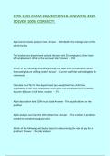 DITA 1301 EXAM 2 QUESTIONS & ANSWERS 2025 SOLVED 100&percnt; CORRECT&excl;&excl;