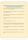Missouri Class F&sol;E Commercial License Practice Test Questions and 100&percnt; Correct Answers &vert; Verified Solutions