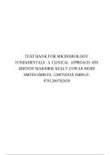 TEST BANK FOR MICROBIOLOGY FUNDAMENTALS&colon; A CLINICAL APPROACH 4TH EDITION MARJORIE KELLY COWAN HEIDI SMITH ISBN10&colon; 126070243X ISBN13&colon; 9781260702439