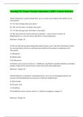 Nursing 552&colon; Exam 3 Practice Questions &vert;&vert; 100&percnt; Correct Answers&period;