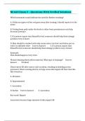 NS 660 Exam 2 &ndash; Questions With Verified Solutions