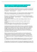 NS 660 Exam &num;1&colon; Health Assessment And Physical Exam &ndash; Questions With Approved Solutions