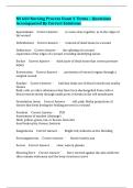 NS 660 Nursing Process Exam 2 Terms &ndash; Questions Accompanied By Correct Solutions 
