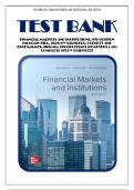 Test Bank for Financial Markets and Institutions&comma; 8th Edition &lpar;McGraw Hill&comma; 2021&rpar; by Saunders&comma; Cornett and Erhemjamts&comma; Isbn no&semi; 9781260772401 &lpar;Chapters 1-25&rpar; Complete Study Guide&excl;&excl;&excl;&excl;&excl;&excl;&excl;