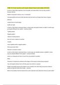 CHEM 1212 Exam Questions and Answers Already Passed Latest Update 2025-2026
