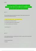 FUNDAMENTALS II EXAM WITH MOST TESTED QUESTIONS AND ANSWERS &vert; GRADED A&plus; &vert; ASSURED SUCCESS WITH DETAILED RATIONALES