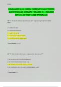 FUNDAMENTALS II EXAM 2 EXAM WITH MOST TESTED QUESTIONS AND ANSWERS &vert; GRADED A&plus; &vert; ASSURED SUCCESS WITH DETAILED RATIONALES