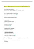 Biology 181 FINAL Exam Questions with Correct Answers&vert; Latest Update Guaranteed Success