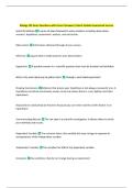 Biology 181 Exam Questions with Correct Answers&vert; Latest Update Guaranteed Success 
