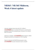 NR565 &sol; NR 565 Midterm&comma; Week 4 latest update