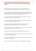 PNP QUESTIONS FROM DAHLKEMPER COMPREHENSIVE EXAM QUESTIONS WITH DETAILED VERIFIED AND 100&percnt; ACCURATE ANSWERS BRAND NEW EXAM ALREADY GRADED A&plus;