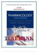 Pharmacology for Nurses: A Pathophysiologic Approach – 5th Edition by Adams | Complete Test Bank