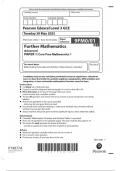 Edexcel A Level Further Mathematics Paper 1 2025