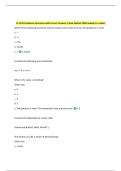 CS 1102 FinalExam Questions with Correct Answers &vert; New Update 100&percnt; Solved &lpar;A&plus; Grade&rpar; 