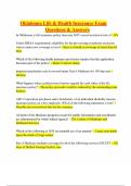 Oklahoma Life & Health Insurance Exam Questions & Answers