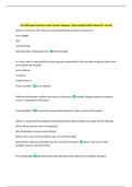 CSE 360 Exam Questions with Correct Answers &vert; New Update 100&percnt; Solved &lpar;A&plus; Grade&rpar;