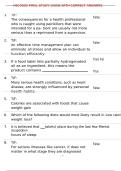 HSC0003 FINAL STUDY GUIDE WITH CORRECT ANSWERS