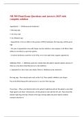 NR 509 Exams Bundle With Verified Questions And Answers &vert; Latest Updated Solutions