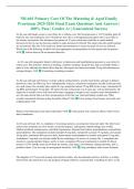 NR-601 Primary Care Of The Maturing & Aged Family Practicum 2025-2026 Final Exam Questions And Answers &vert; 100&percnt; Pass &vert; Grades A&plus;&vert; Guaranteed Success