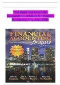 TEST BANK FOR Financial Accounting for MBAs by Peter D&period; Easton &comma; John J&period; Wild ISBN&colon; 978-1618533586 ALL CHAPTERS COVERED YOUR ULTIMATE GUIDE 100&percnt; VERIFIED A&plus; GRADE ASSURED&excl;&excl;&excl;&excl;&excl;&excl; NEW LATEST UPDATE&excl;&excl;&excl;&excl;&excl;&excl;&excl;