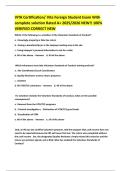 VITA Certification&sol; Vita Foreign Student Exam With complete solution Rated A&plus; 2025&sol;2026 NEW&excl;&excl; 100&percnt; VERIFIED CORRECT NEW