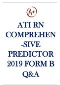 COMPREHENSIVE  PREDICTOR  2019 FORM B  Q&A