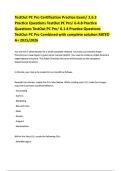TestOut PC Pro Cer fica on Prac ce Exam&sol; 2&period;6&period;3 Prac ce Ques ons TestOut PC Pro&sol; 6&period;4&period;8 Prac ce Ques ons TestOut PC Pro&sol; 6&period;1&period;4 Prac ce Ques ons TestOut PC Pro Combined with complete solu on RATED A&plus; 2025&sol;2026